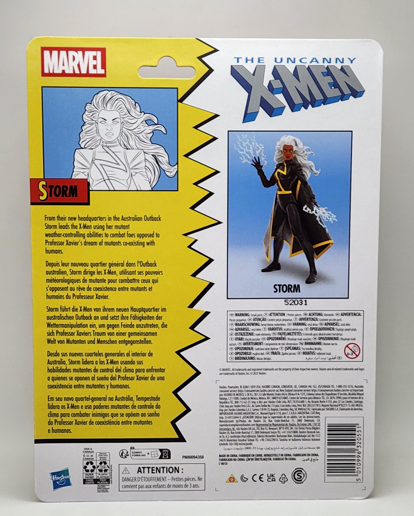 Marvel Legends Retro Collection Series: The Uncanny X-Men: Storm (Black Outfit)
