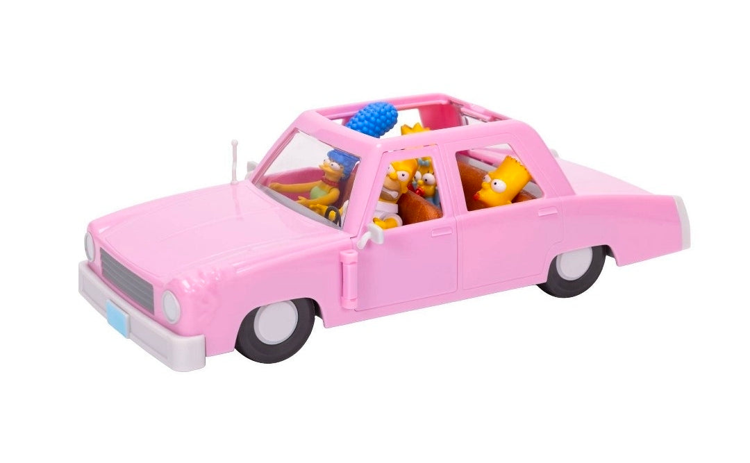 The Simpsons- Simpsons Family with Sedan
