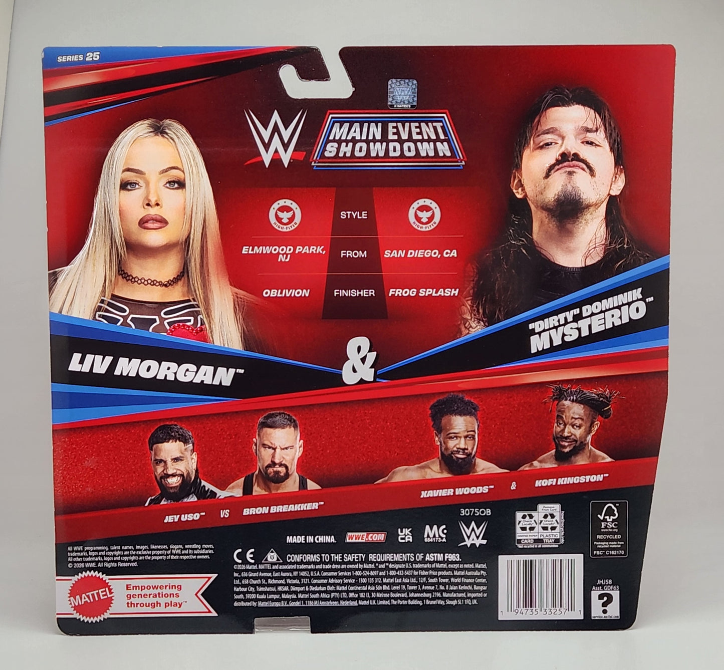 WWE Main Event Showdown- Liv Morgan & Dominik Mysterio (2-pack)