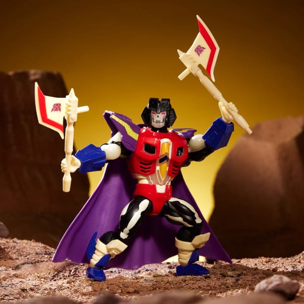Masters of the Universe Origins x Transformers- Starscream Armor Scare Glow