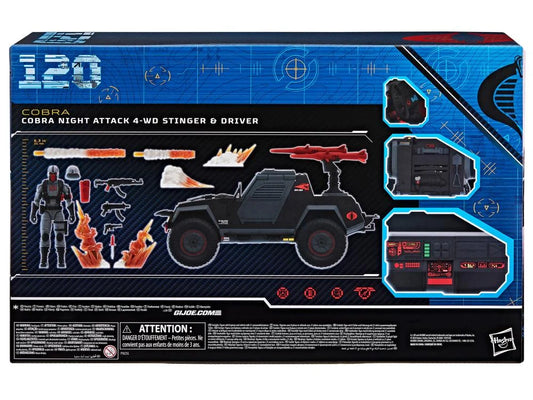 G.I. Joe Classified Series- Cobra Knight Attack 4-WD Stinger & Driver Set