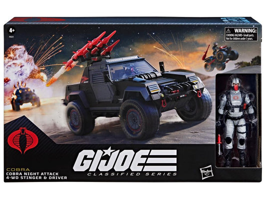 G.I. Joe Classified Series- Cobra Knight Attack 4-WD Stinger & Driver Set