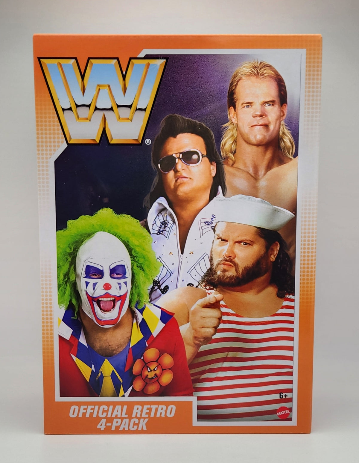 WWE Retro Superstars- Series 13- Lex Luger, Greg "The Hammer" Valentine, Tugboat, and Doink the Clown (4-pack)