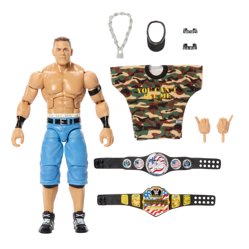 WWE Elite Collection Series- From The Vault Series 9- John Cena (Word Life)