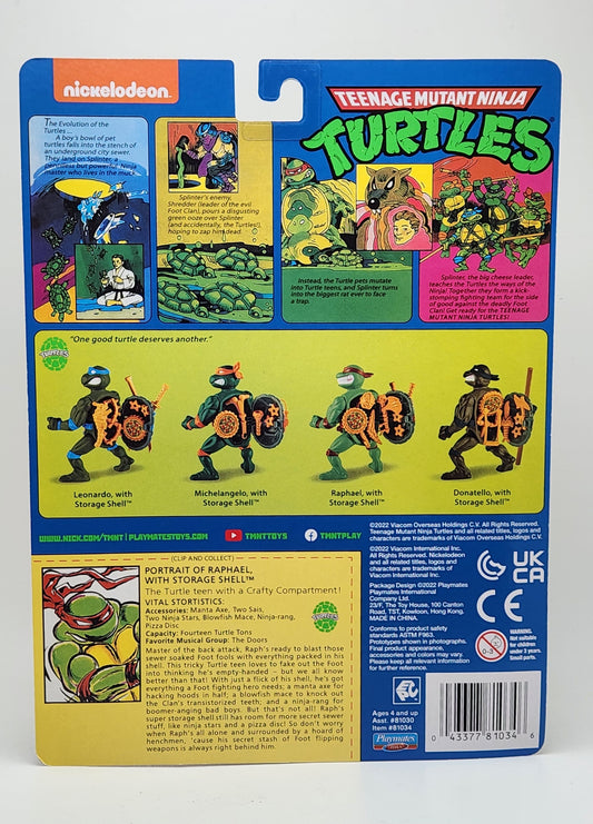 Teenage Mutant Ninja Turtles- Raphael with Storage Shell
