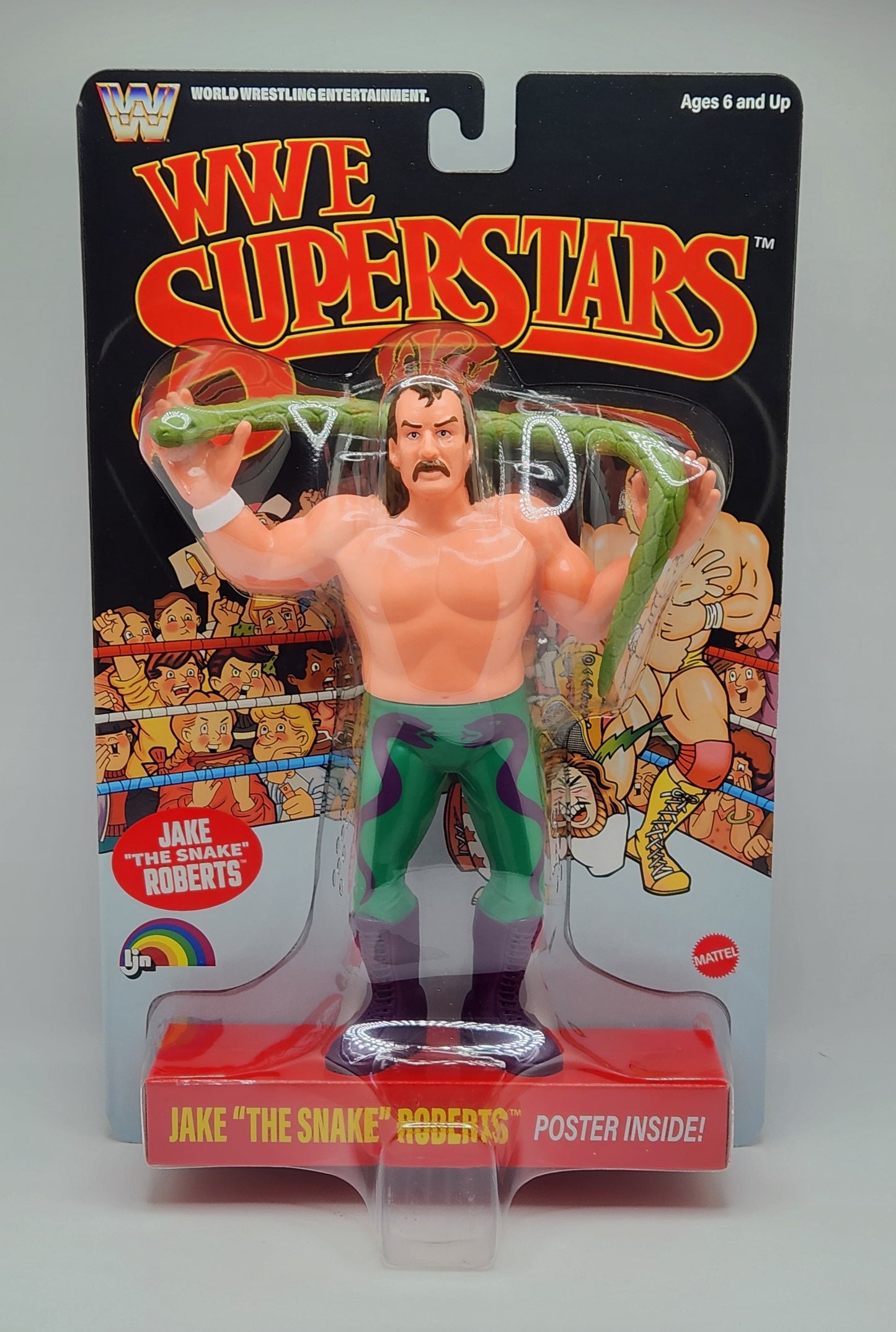 WWE LJN Superstars- Jake "The Snake" Roberts (1980's Retro Collection Series) Black Card Chase Variant
