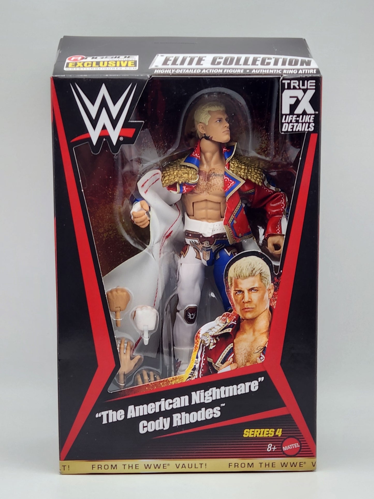 WWE Elite Collection Series- From The Vault Series 4- "The American Nightmare" Cody Rhodes (Bruised)