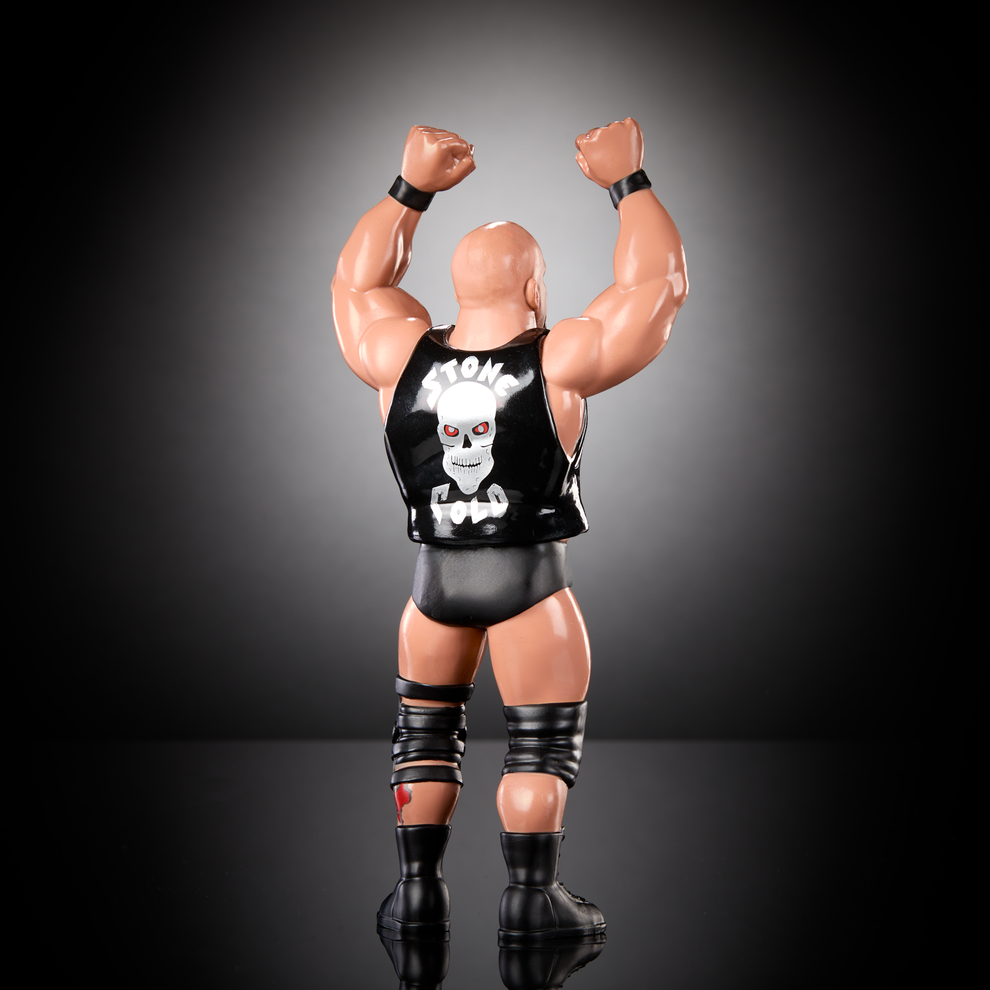 WWE LJN Superstars- Stone Cold Steve Austin (1980's Retro) Black Card Chase Variant