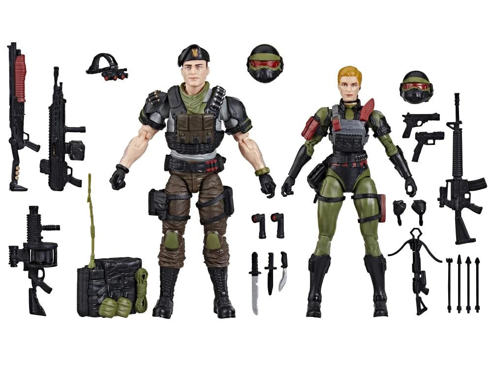 G.I. Joe Classified Series- Vincent R. "Falcon" Falcone & Quarrel (Night Force)