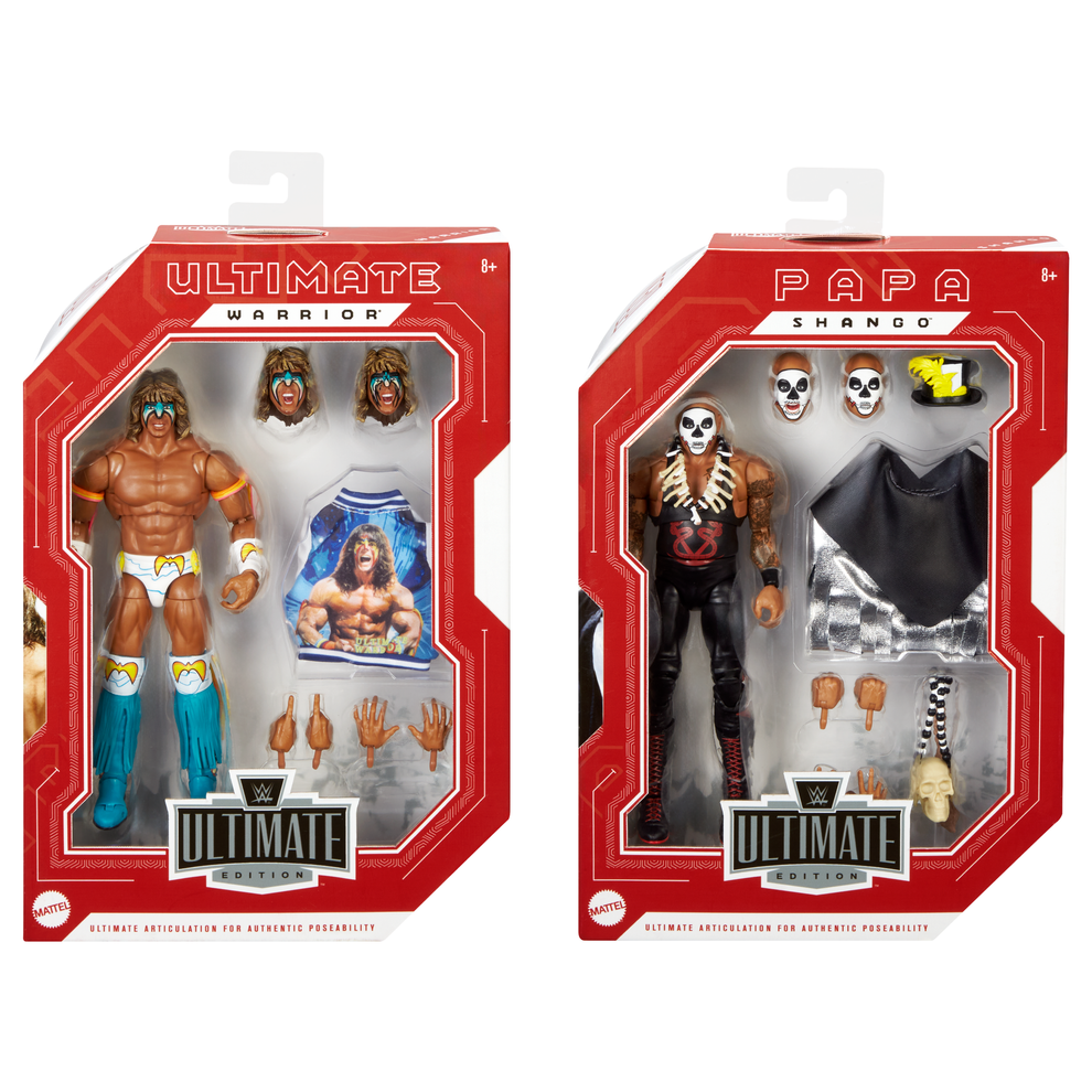 WWE Ultimate Edition- Greatest Grudges '92- Papa Shango & Ultimate Warrior (2-pack)