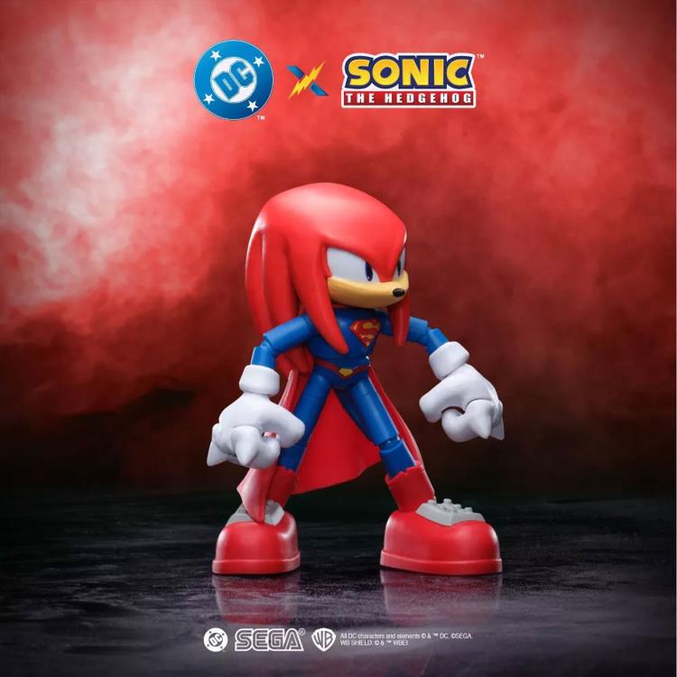 DC X Sonic the Hedgehog- Knuckles as Superman (Jakks Pacific)