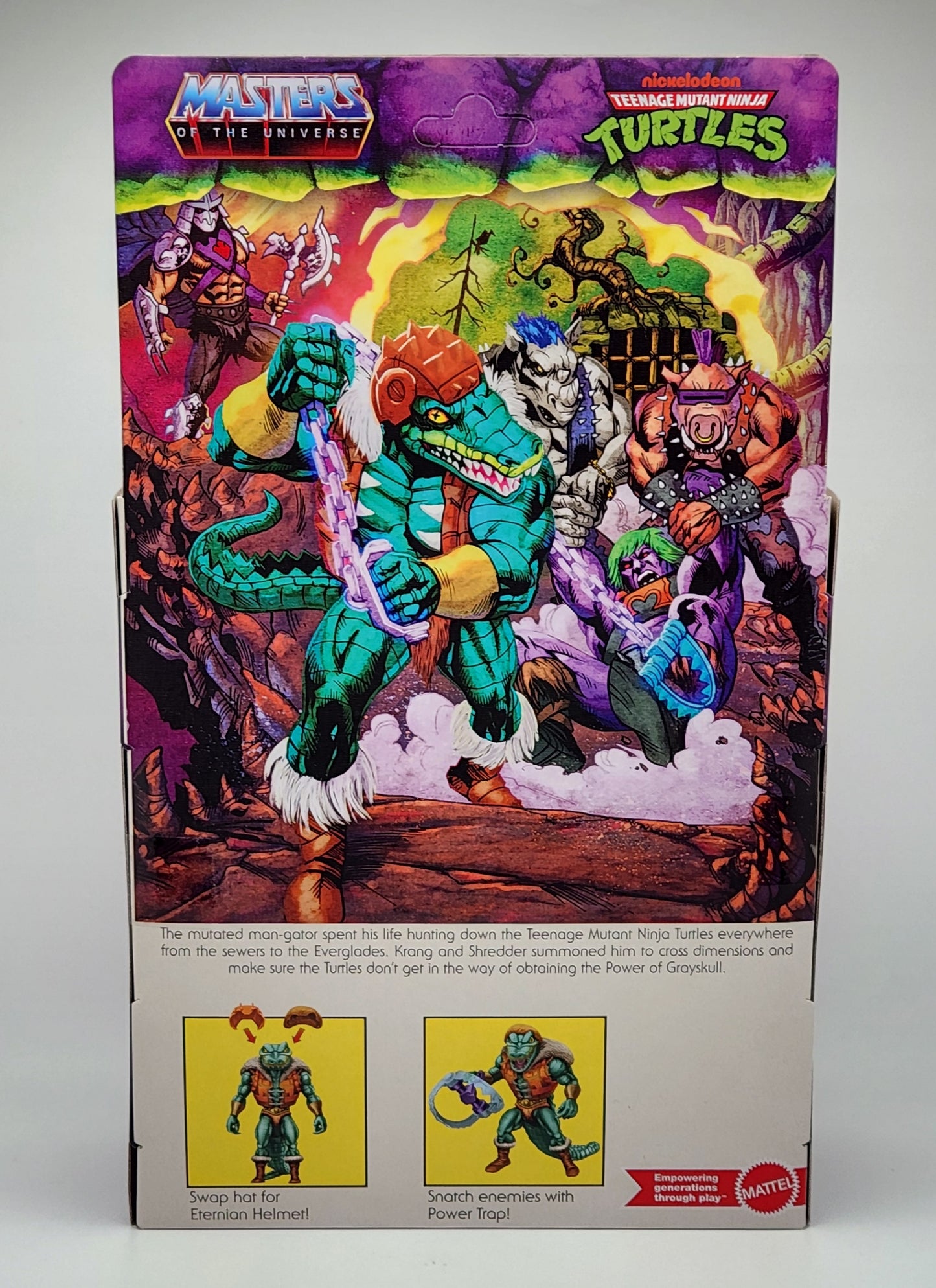 Teenage Mutant Ninja Turtles x Masters of the Universe: Turtles of Grayskull- Leatherhead