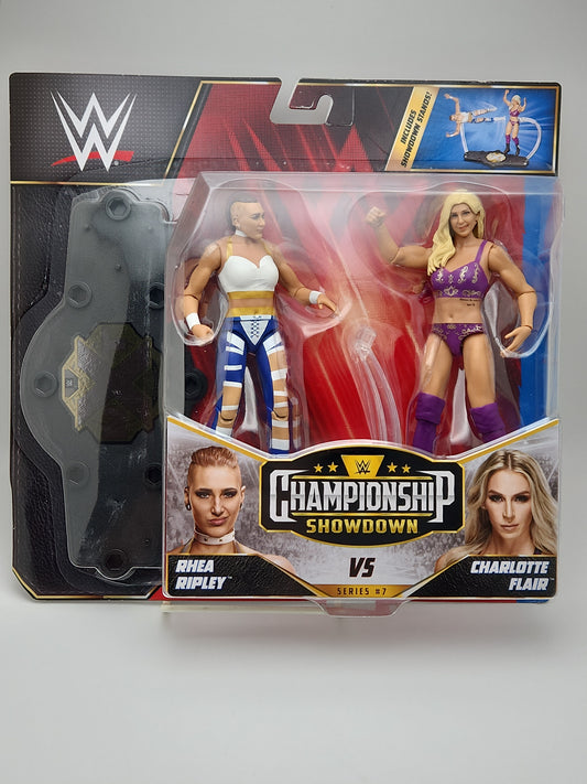 WWE Championship Showdown- Rhea Ripley vs Charlotte Flair (2pk)