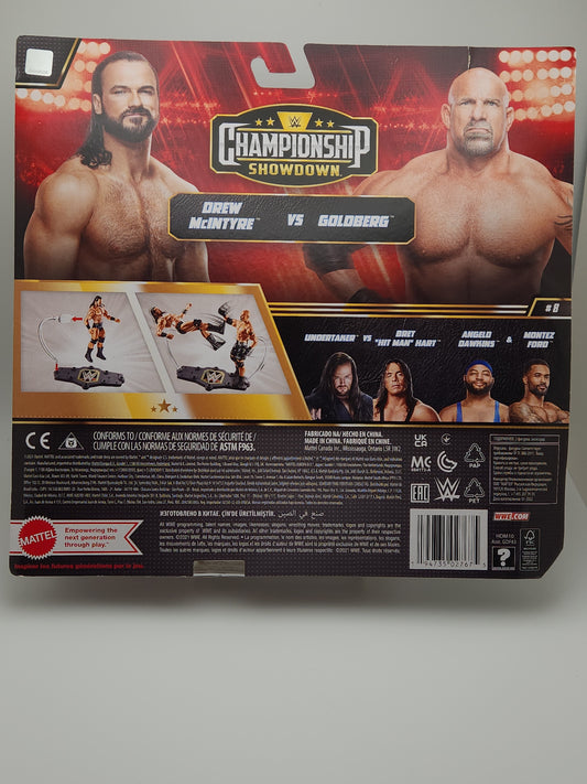 WWE Championship Showdown- Drew McIntyre vs Goldberg (2pk)